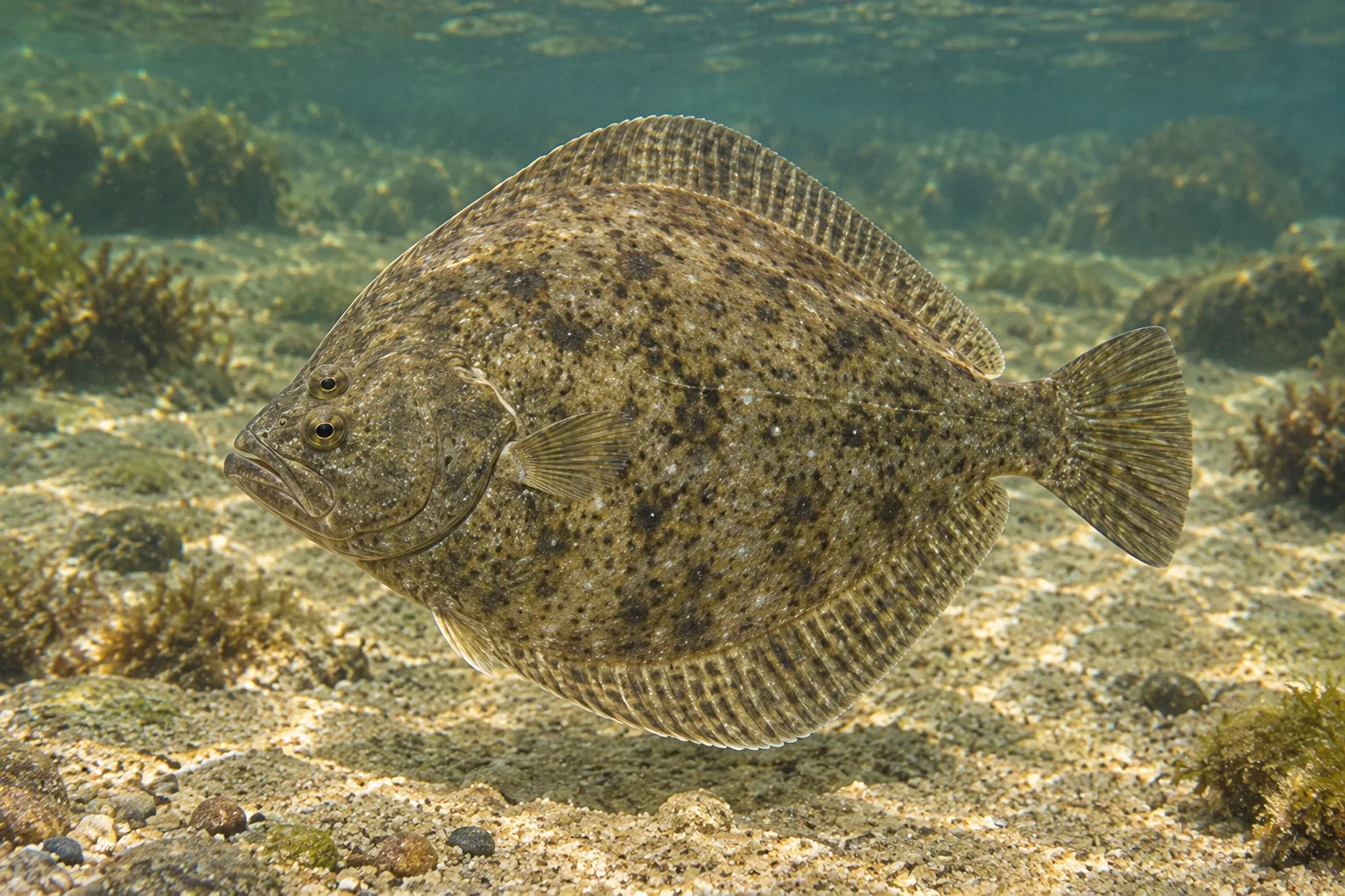 Rodovalho (Scophthalmus rhombus) — fotografia da espécie, ficha do Pesca Portugal
