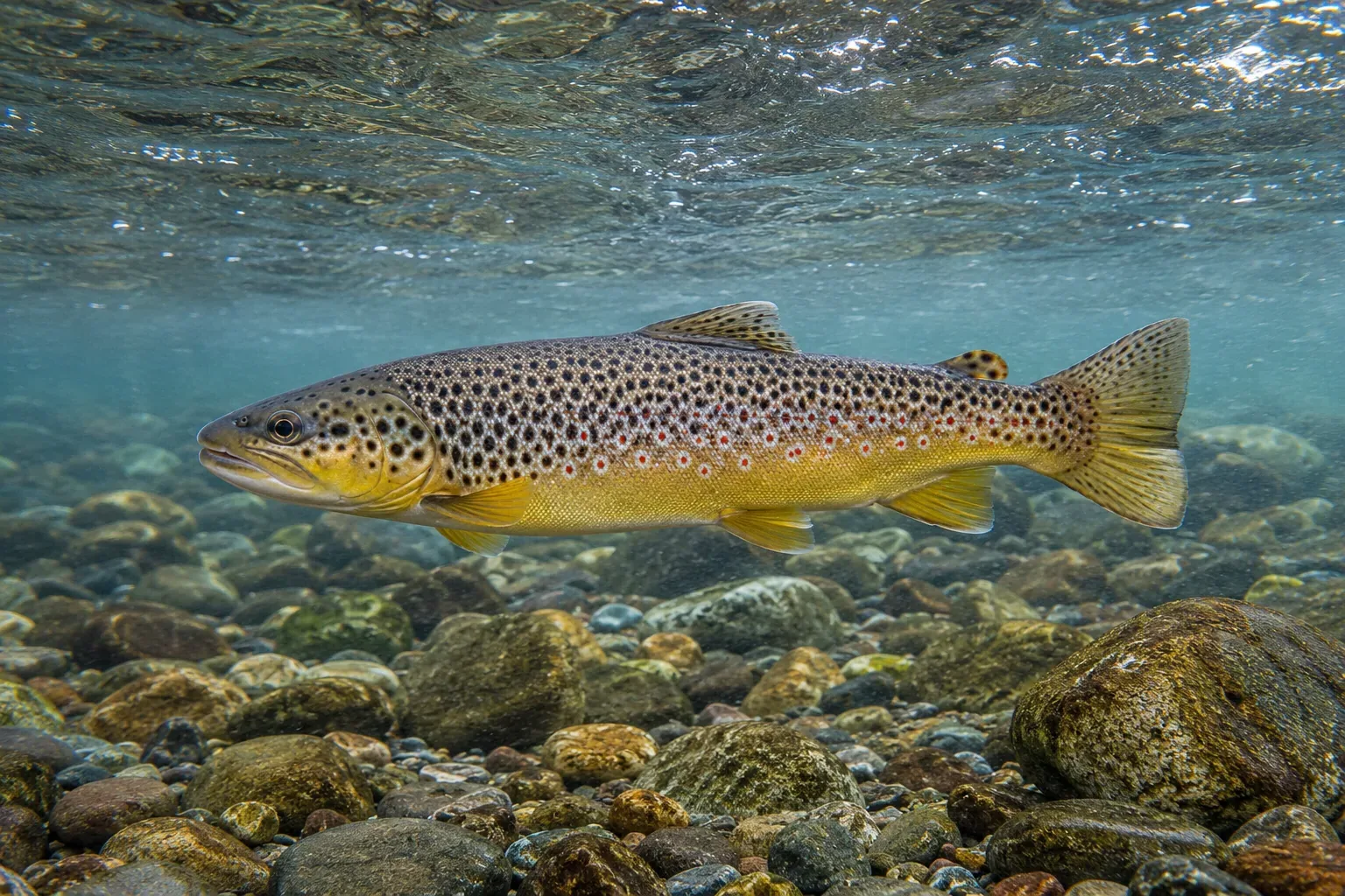 Truta-de-rio (Salmo trutta) — fotografia da espécie, ficha do Pesca Portugal