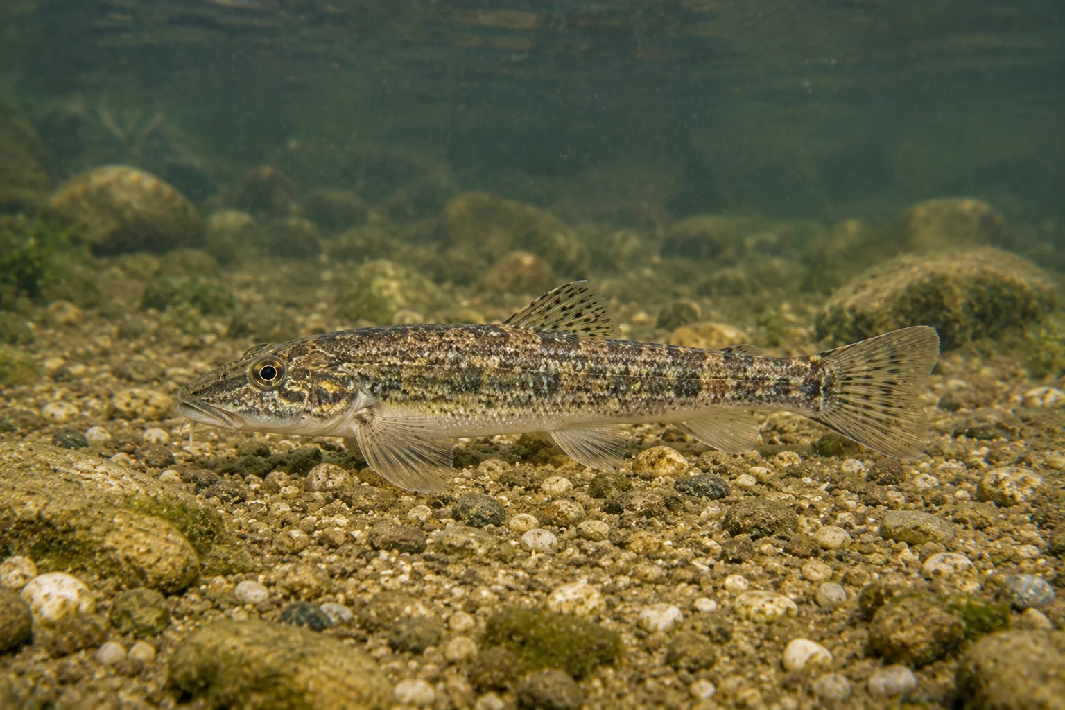 Góbio (Gobio lozanoi) — fotografia da espécie, ficha do Pesca Portugal