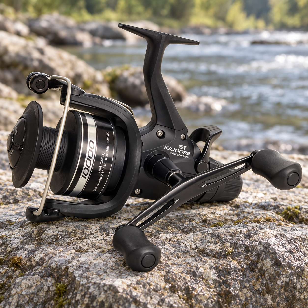 Shimano Baitrunner ST RB — Tamanhos 6000 e 10000 · linha livre · fotografia do produto (Amazon.es)