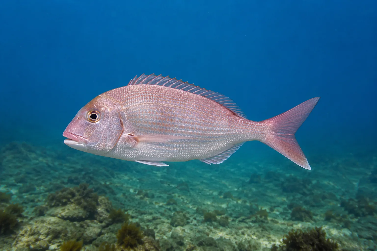 Besugo (Pagellus acarne) — fotografia da espécie, ficha do Pesca Portugal