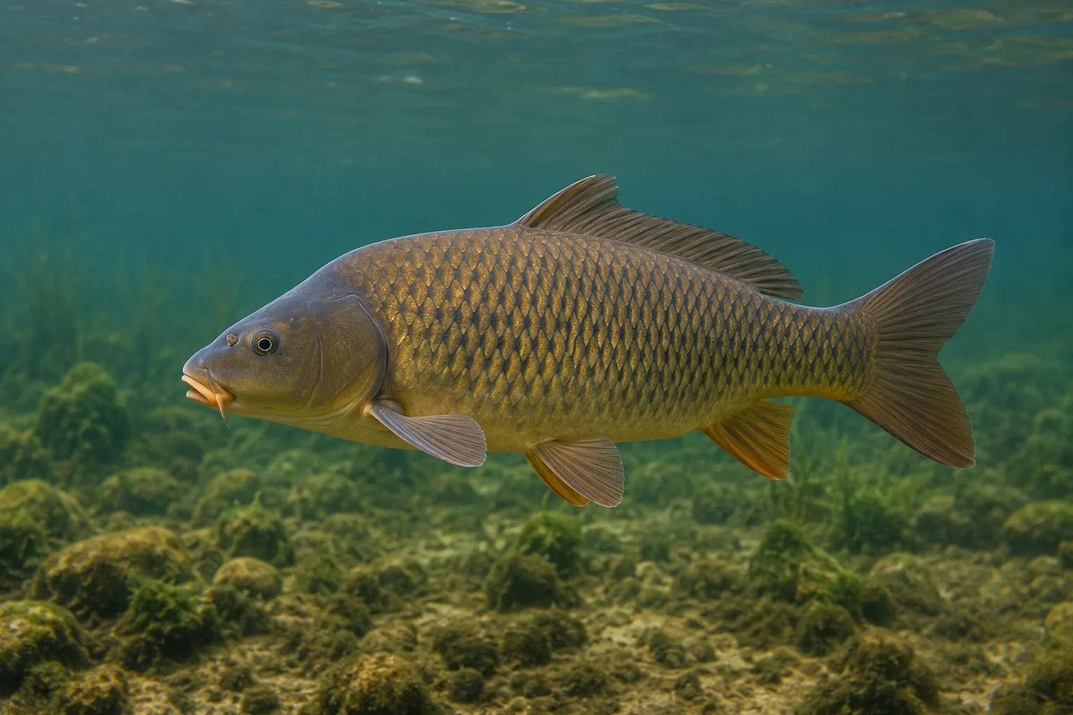 Carpa (Cyprinus carpio) — fotografia da espécie, ficha do Pesca Portugal